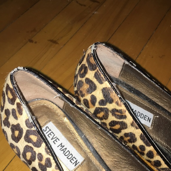Steve Madden leopard print horse hair heels - Picture 5 of 5